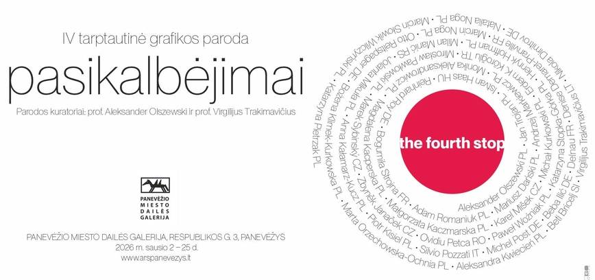 Susitikimas su parodos „Pasikalbėjimai“ kuratoriumi prof. V. Trakimavičiumi