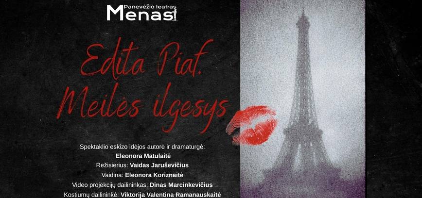 Spektaklio eskizas „Edita Pief. Meilės ilgesys“ (rež. V. Jeruševičius)