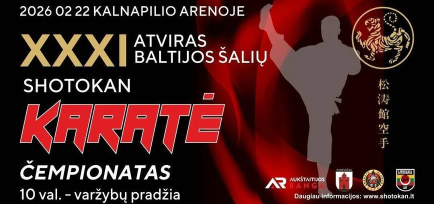 XXXI Atviras Baltijos šalių Shotokan karatė čempionatas