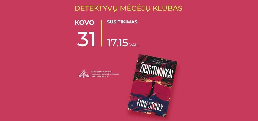 Bendruomenės erdvėje – detektyvų mėgėjų klubas