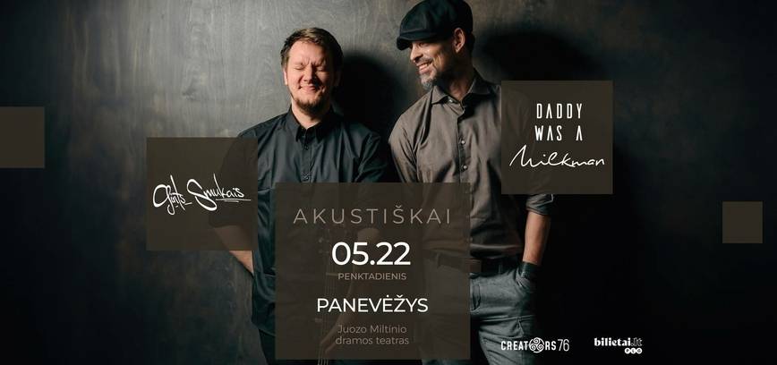 „Daddy Was a Milkman“ akustinis koncertas