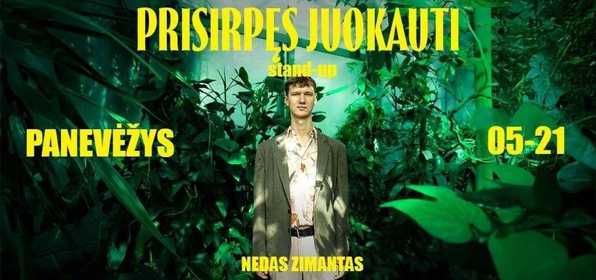 Nedas Zimantas stand-up „Prisirpęs juokauti“