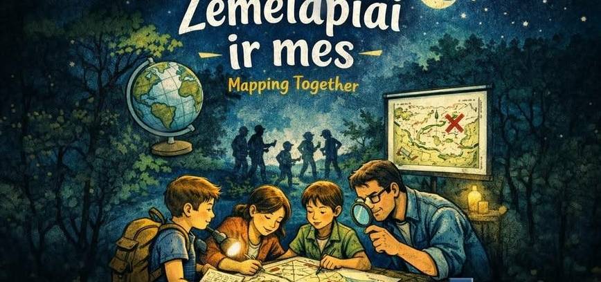 Geografijos nakties renginys „Žemėlapiai ir mes“