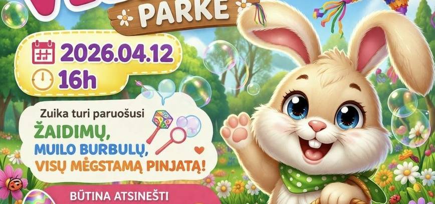 Vaikų Velykėlės parke