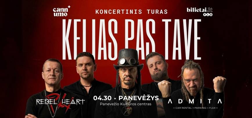 Rebelheart koncertas „Kelias pas tave“