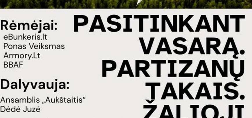 Žygis „Partizanų takais“