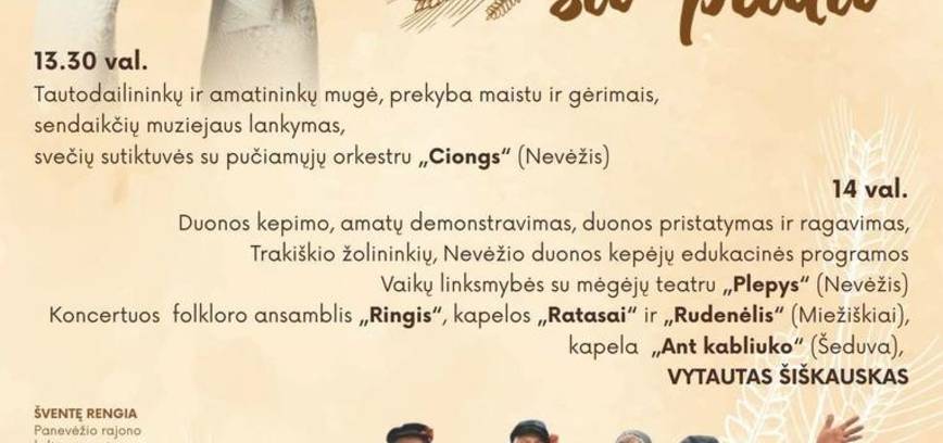 Naminės duonos kepėjų šventė „Visur duona su pluta“