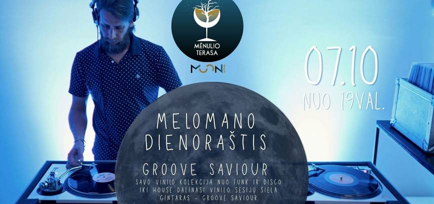 Renginių serija „Melomano dienoraštis“ – svečiuose GROOVE SAVIOUR