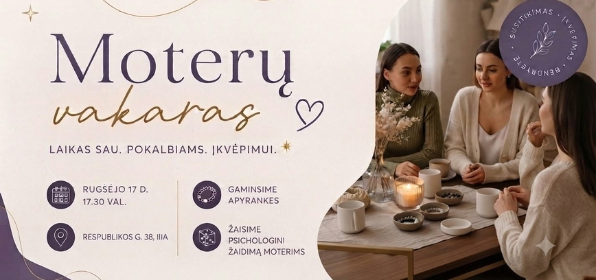 ✨ MOTERŲ VAKARAS
