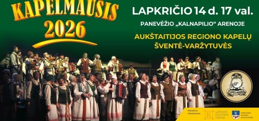Aukštaitijos regiono kapelų šventė-varžytuvės „Kapelmaušis 2026“