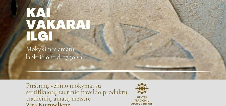 Mokymai „Kai vakarai ilgi“