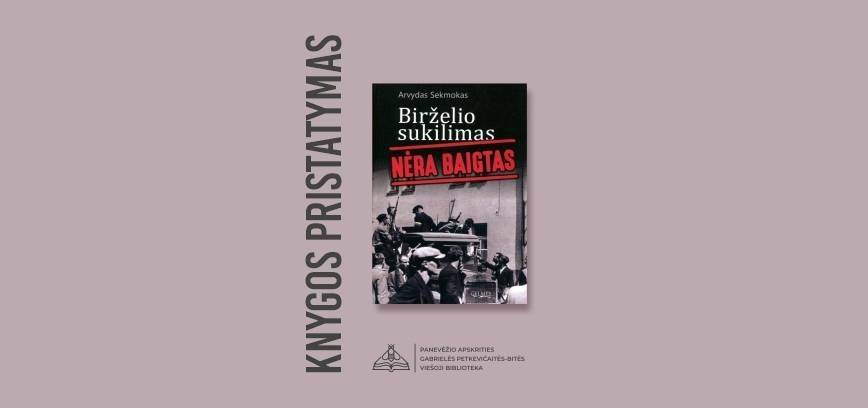 Arvydo Sekmoko knygos „Birželio sukilimas nėra baigtas” pristatymas