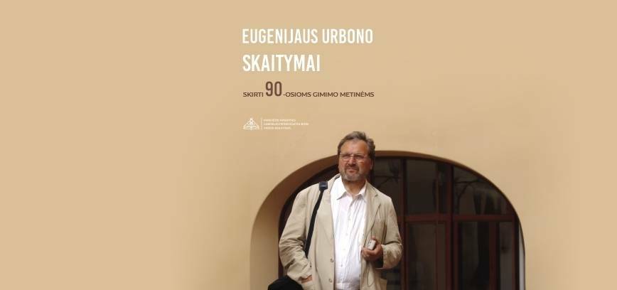 Eugenijaus Urbono skaitymai