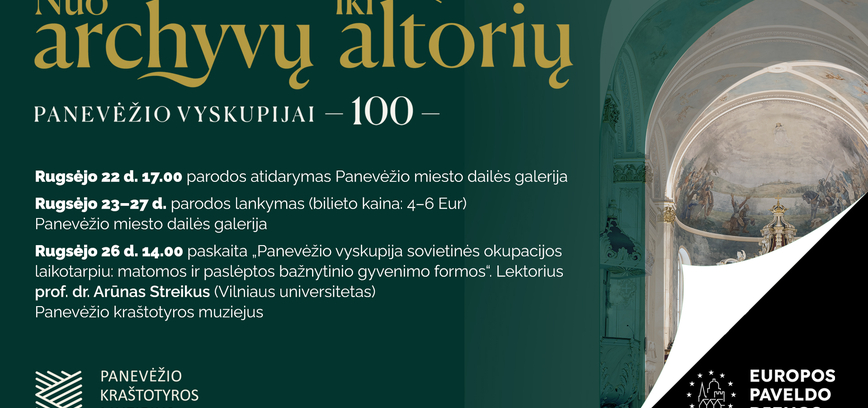 Europos paveldo dienos Panevėžyje 2026