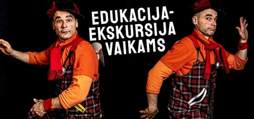 Edukacija-ekskursija teatre vaikams su Karlsonu