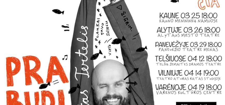 Justo Tertelio autorinių dainų koncertas „PraBudiMan“