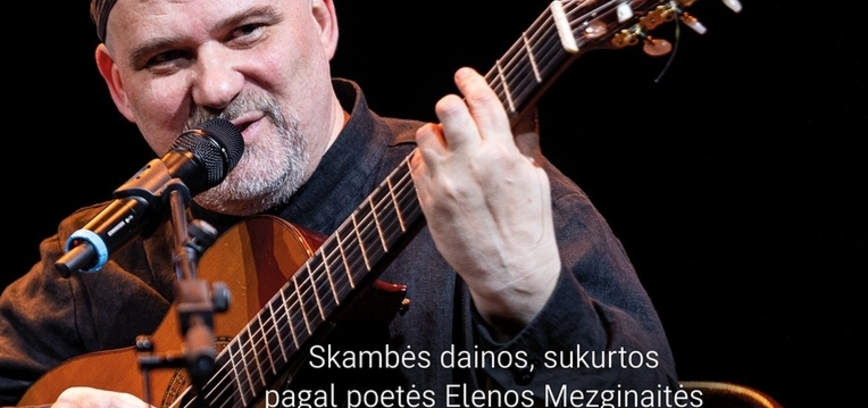 Dainų kūrėjo ir atlikėjo Aido Giniočio solinis koncertas