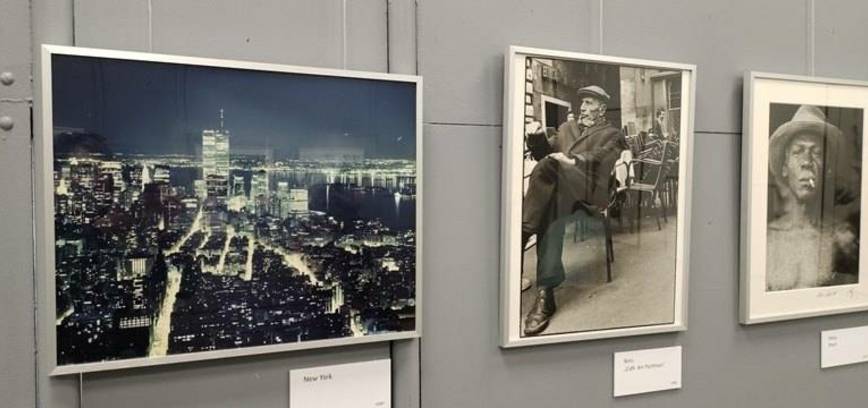 Susitikimas su Vokietijos fotomenininku Ekkehardu Grote jo parodoje