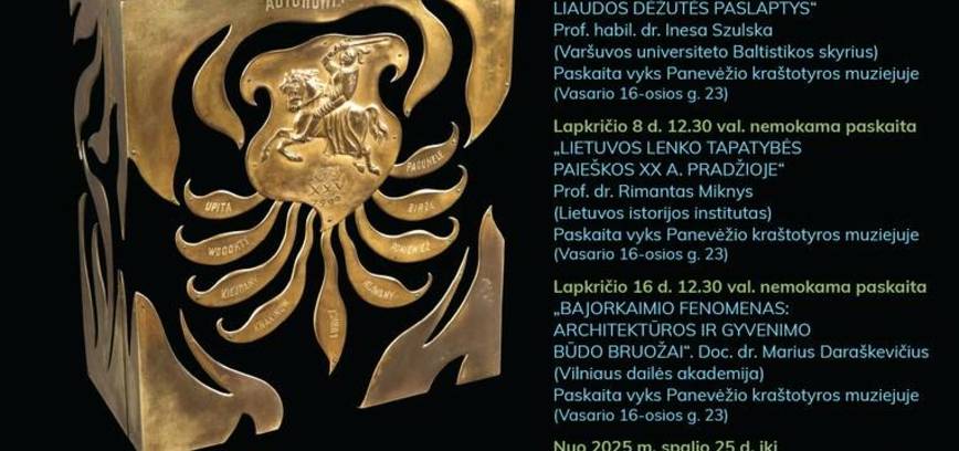 Paskaita BAJORKAIMIO FENOMENAS: ARCHITEKTŪROS IR GYVENIMO BŪDO BRUOŽAI