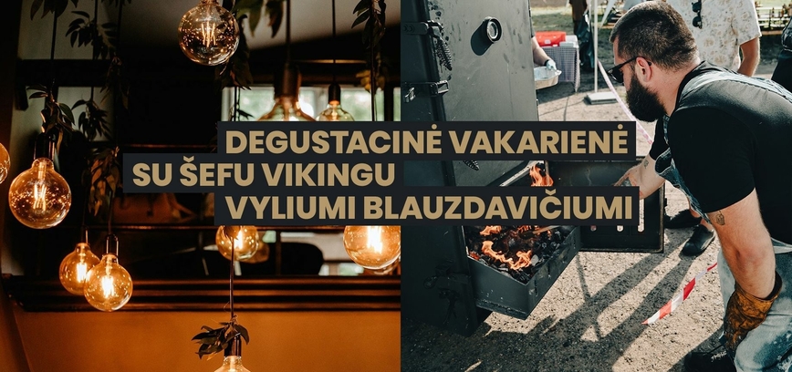 Degustacinė vakarienė su šefu vikingu