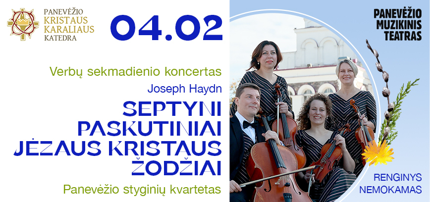 Verbų sekmadienio koncertas: J. Haydn „Septyni paskutiniai Jėzaus Kristaus žodžiai“