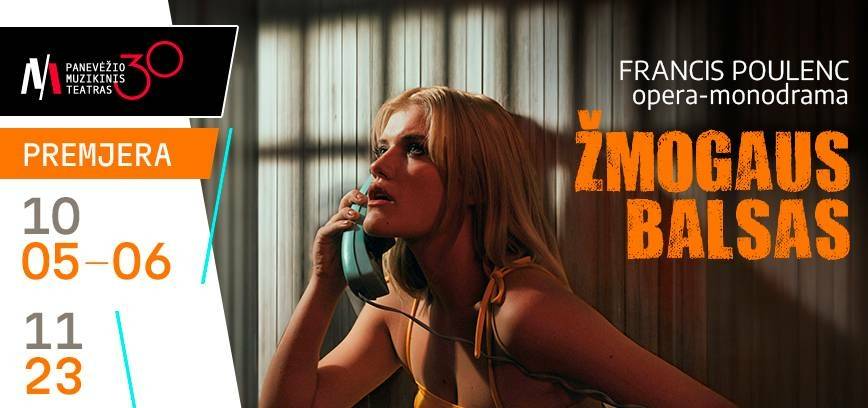 PMT PREMJERA | opera-monodrama ŽMOGAUS BALSAS