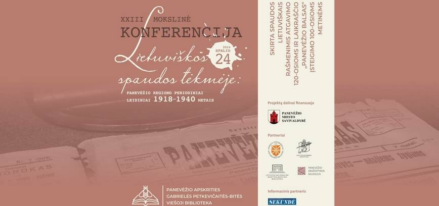 Mokslinė konferencija reikšmingoms lietuviškos spaudos sukaktims paminėti