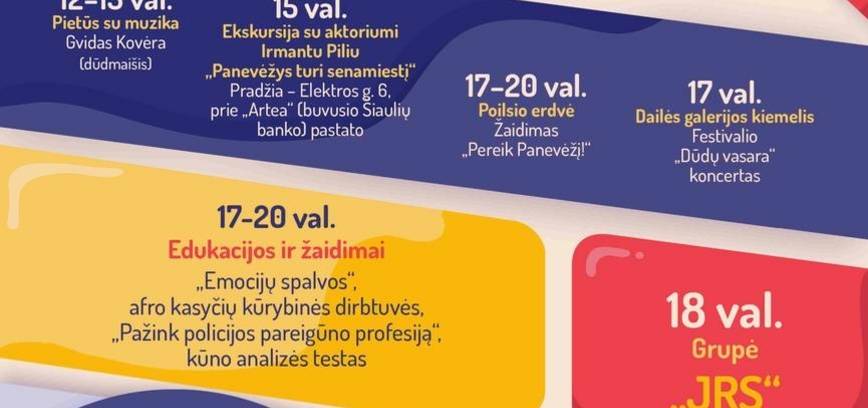 Susitikime penktadienį
