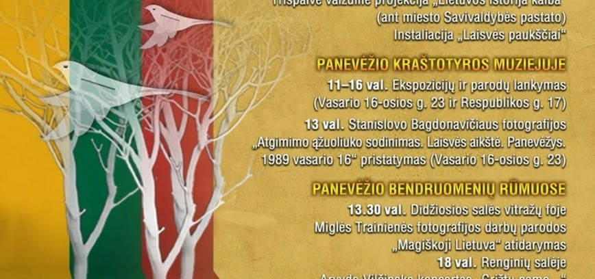 Lietuvos valstybės atkūrimo diena Panevėžyje