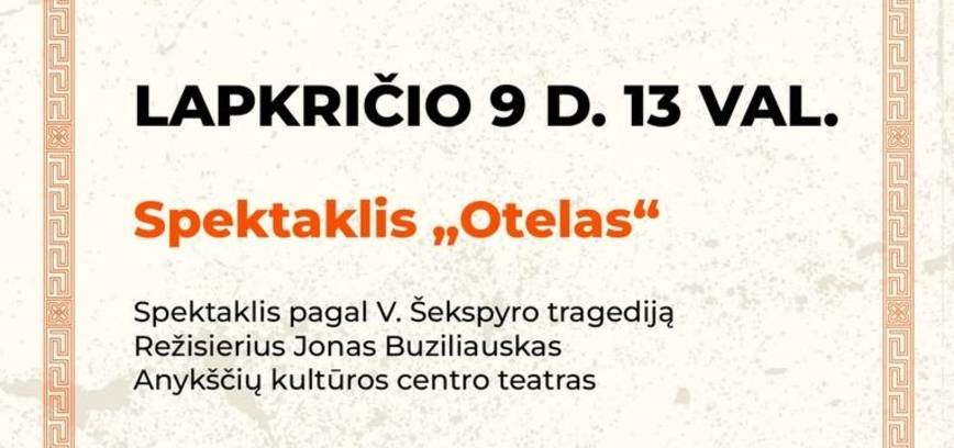 Spektaklis „Otelas“