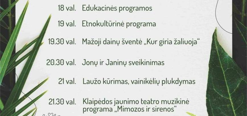 VASARVIDŽIO ŠVENTĖ PANEVĖŽYJE