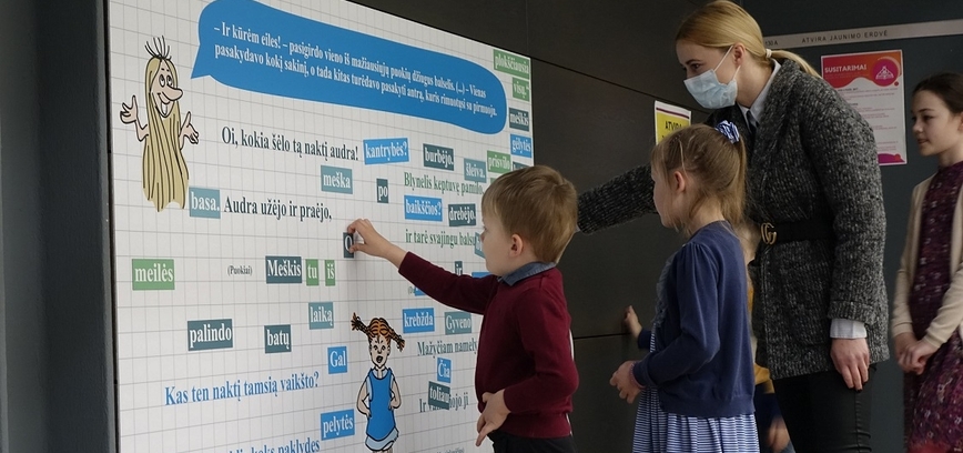 Interaktyvi paroda „Šiaurės šalių vaikų knygų potvynis“