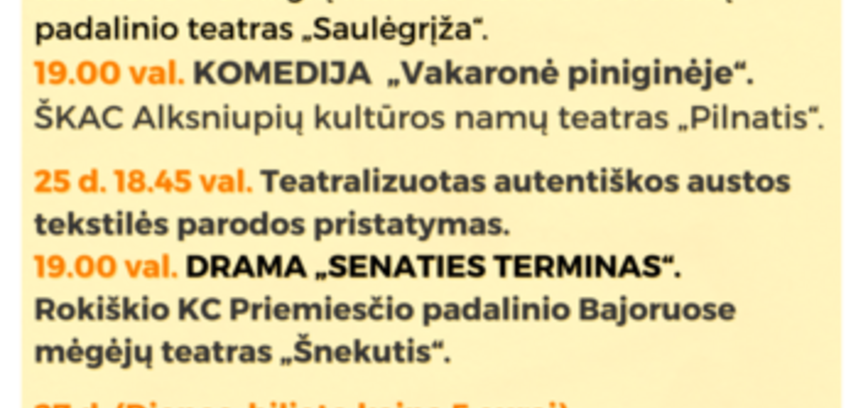 Aukštaitijos regiono klojimo teatro festivalis