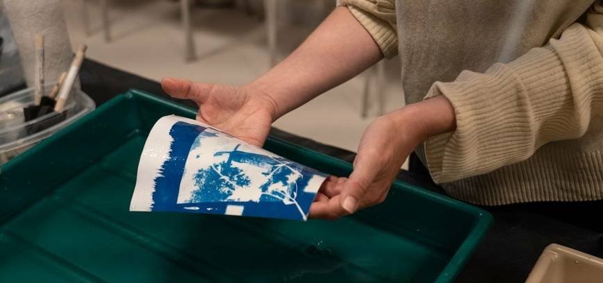 Fotografija / Cianotipijos dirbtuvės