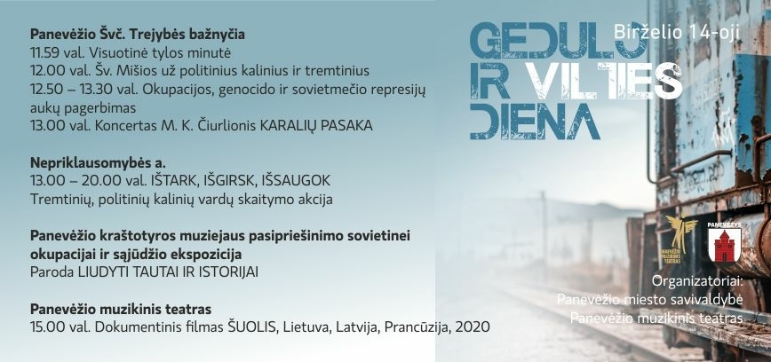 Birželio 14-oji - GEDULO IR VILTIES DIENA