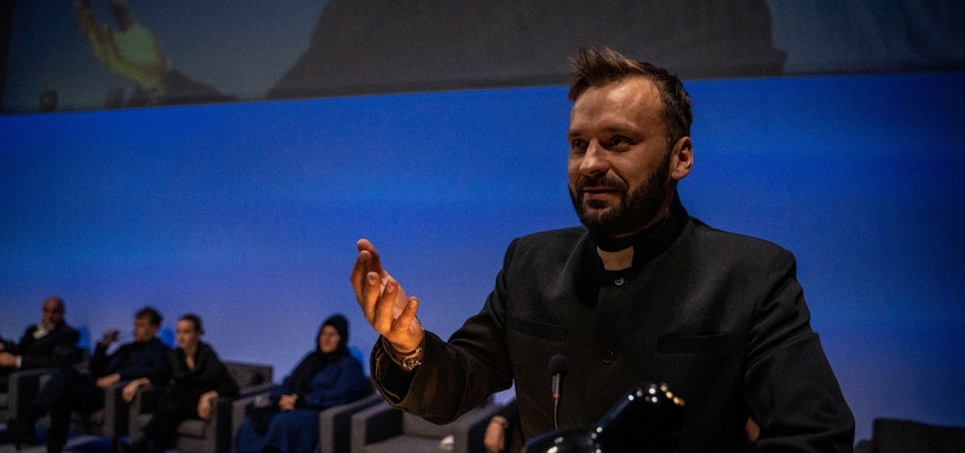 Dviejų dalių spektaklis IRANO KONFERENCIJA (rež. A. Špilevoj)