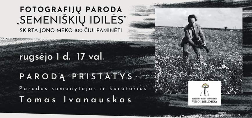 Fotografijų parodos „Semeniškių idilės“ pristatymas