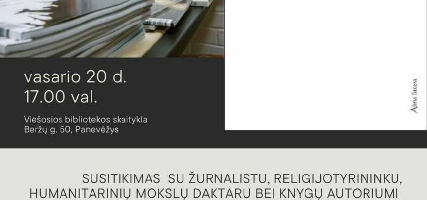 Susitikimas su filosofu Andriumi Navicku ir knygos „Babelis“ pristatymas
