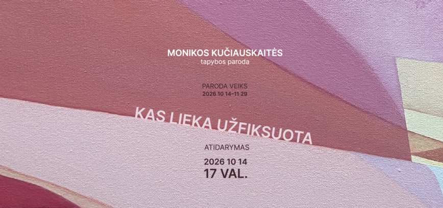 Monikos Kučiauskaitės paroda „Kas lieka užfiksuota“