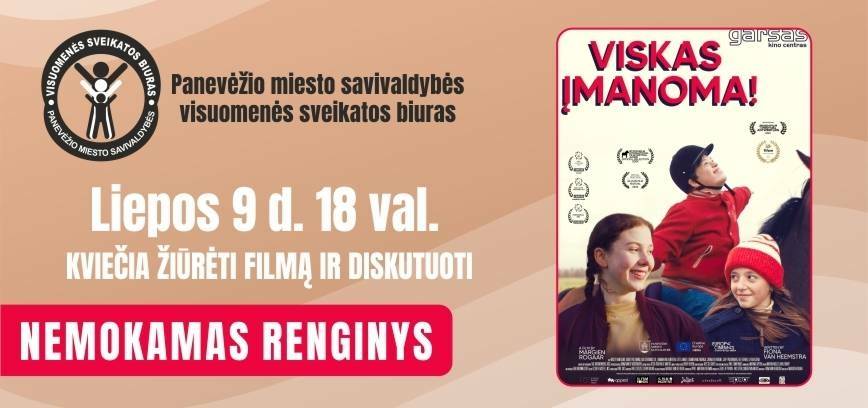 NEMOKAMA filmo „Viskas įmanoma!