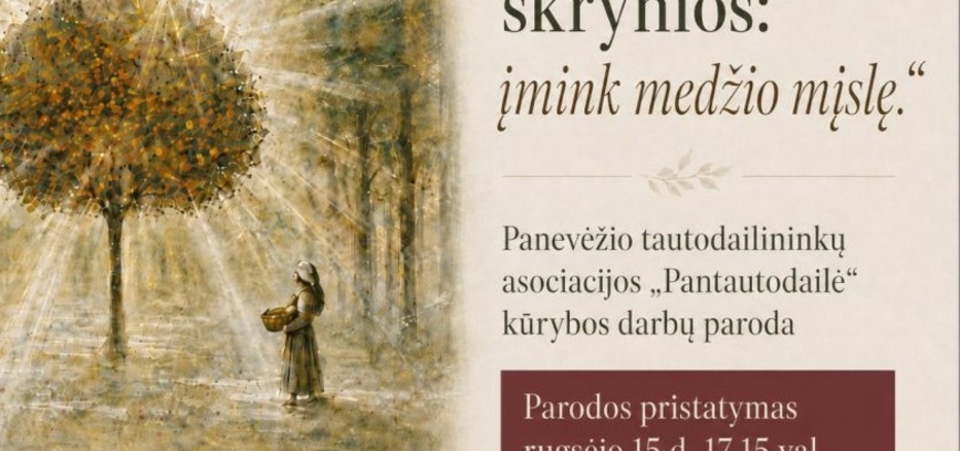 Tautodailininkų parodoje – medžių istorijos ir mislės