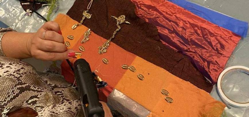 Dizaino studijos dirbtuvės „Tekstilės meditacija“ senjorams