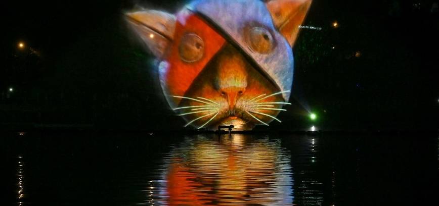 Paskutiniai Senvagės fontano šviesų ir projekcijų pasirodymai