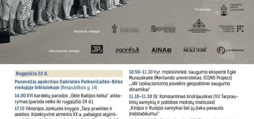 „Baltijos  kelio“ renginiai