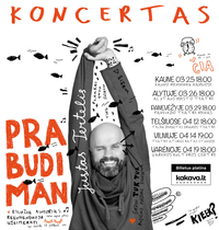 Justo Tertelio autorinių dainų koncertas „PraBudiMan“