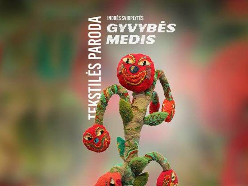 Indrės Svirplytės tekstilės paroda „Gyvybės medis“