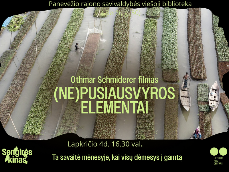 SENGIRĖS KINAS Panevėžio rajono savivaldybės viešojoje bibliotekoje (NE)PUSIAUSVYROS ELEMENTAI