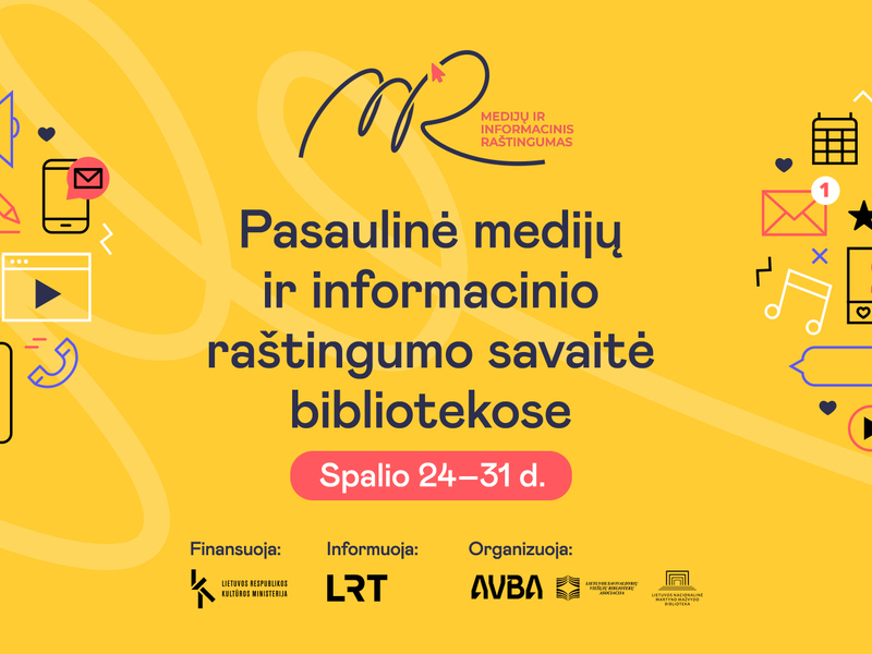 Pasaulinė medijų ir informacinio raštingumo (MIRKT) savaitė 2026