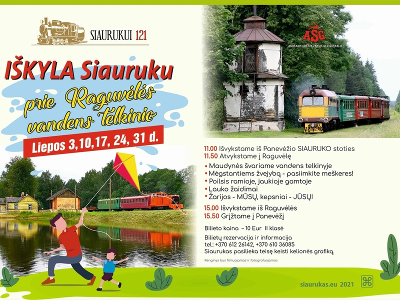 Siauruko iškyla į Raguvėlę