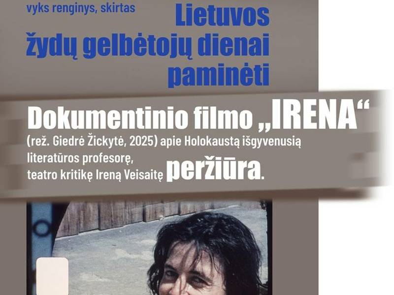 Lietuvos žydų gelbėtojų dienos minėjimas